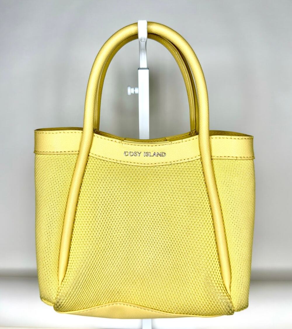 Cosy Island Yellow Mini Tote Bag